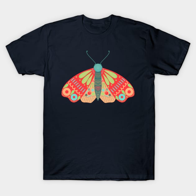 Moth, Zen T-Shirt by Shine Design Blossom